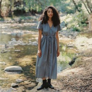 Christy Dawn The Dawn Dress in Aster Indigo